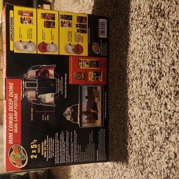 MINI COMBO DEEP DOME DUAL LAMP FIXTURE - Picture 8 of 8